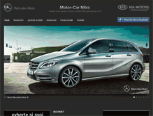 Tablet Screenshot of motorcar.sk