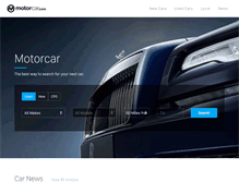 Tablet Screenshot of motorcar.com